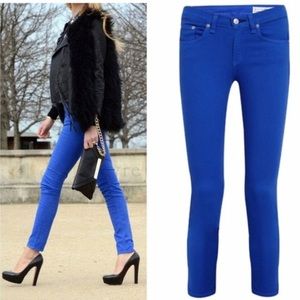 Rag and Bone Blue Legging Jeans